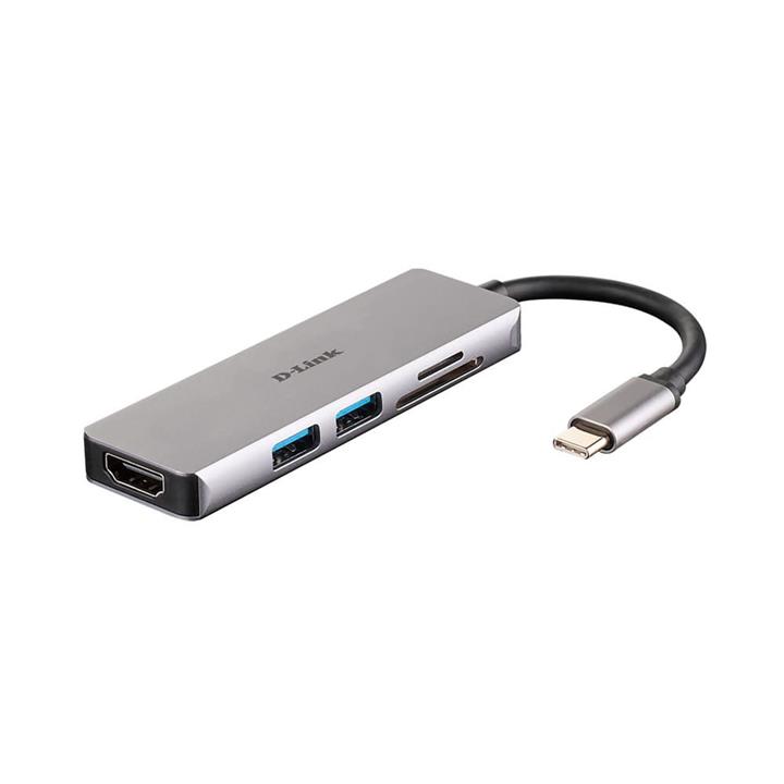 هاب 5 پورت USB-C دی-لینک مدل DUB-M530 D-Link DUB-M530 5-port USB-C HUB